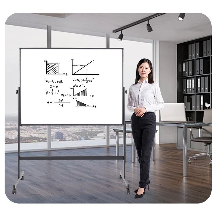 M94办公教学H型双面移动支架白板-移动白板-磁性白板产品详情