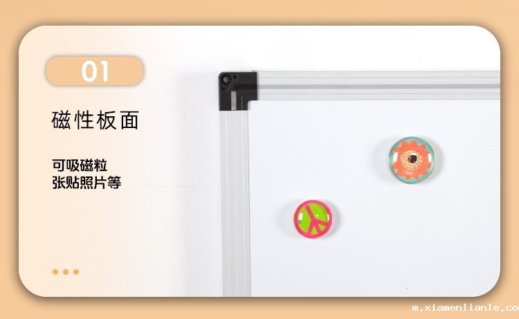 M92双向双面悬挂磁吸写字白板产品细节展示