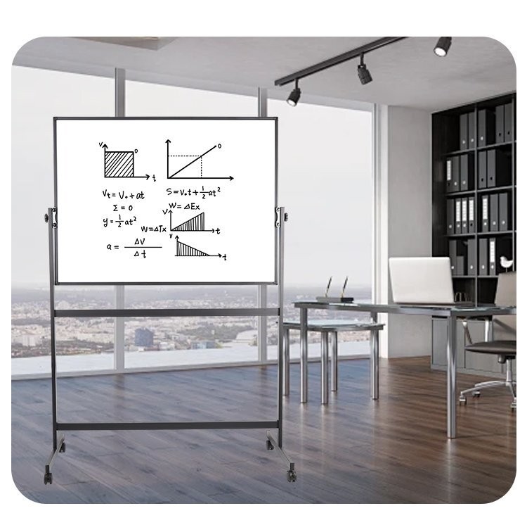 M93可调节H型双面磁吸移动支架白板产品详情
