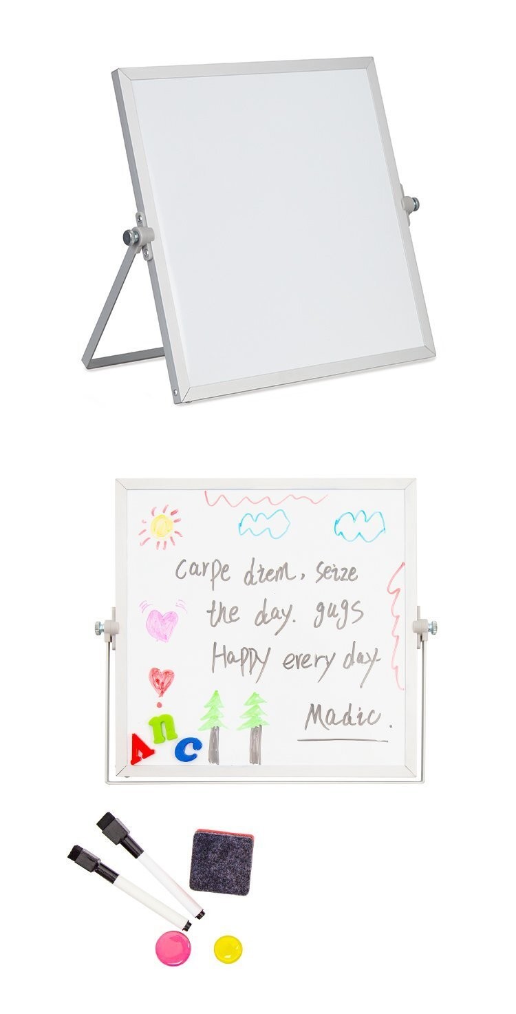 M60双面磁吸桌面支架白板 桌面小白板 桌面写字板产品实拍