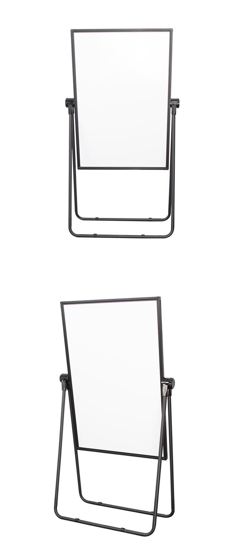 M80会议办公U型支架白板 可折叠升降磁吸双面白板产品实拍